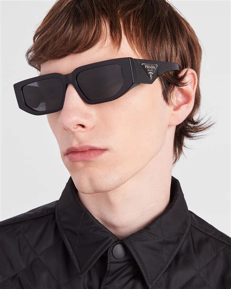 prada rectangular aviator sunglasses|prada symbole sunglasses sunglass hut.